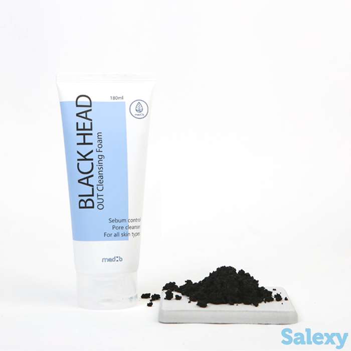 Пенка для умывания med:b black head out cleansing foam, фотография 2