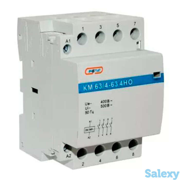Модульный контактор КМ63/4P 63A 4НО Энергия, 32 шт, фотография 1