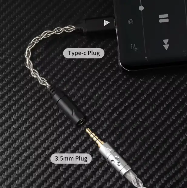 ЦАП усилитель QKZ CX31993 Type-C на 3,5 мм, фотография 3