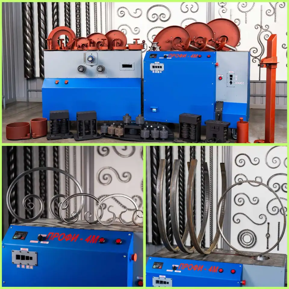 Кузнечно-гибочные станки серии ПРОФИ - для художественной ковки, гибки и формовки металлопроката, фотография 3