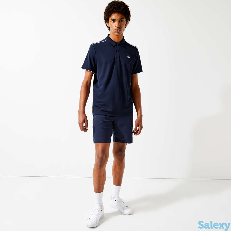 Мужское спортивное поло lacoste sport из особого хлопка piqu?, фотография 1