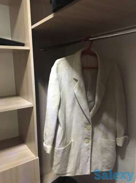 Пальто пиджак облегчённый белого цвета, фотография 1