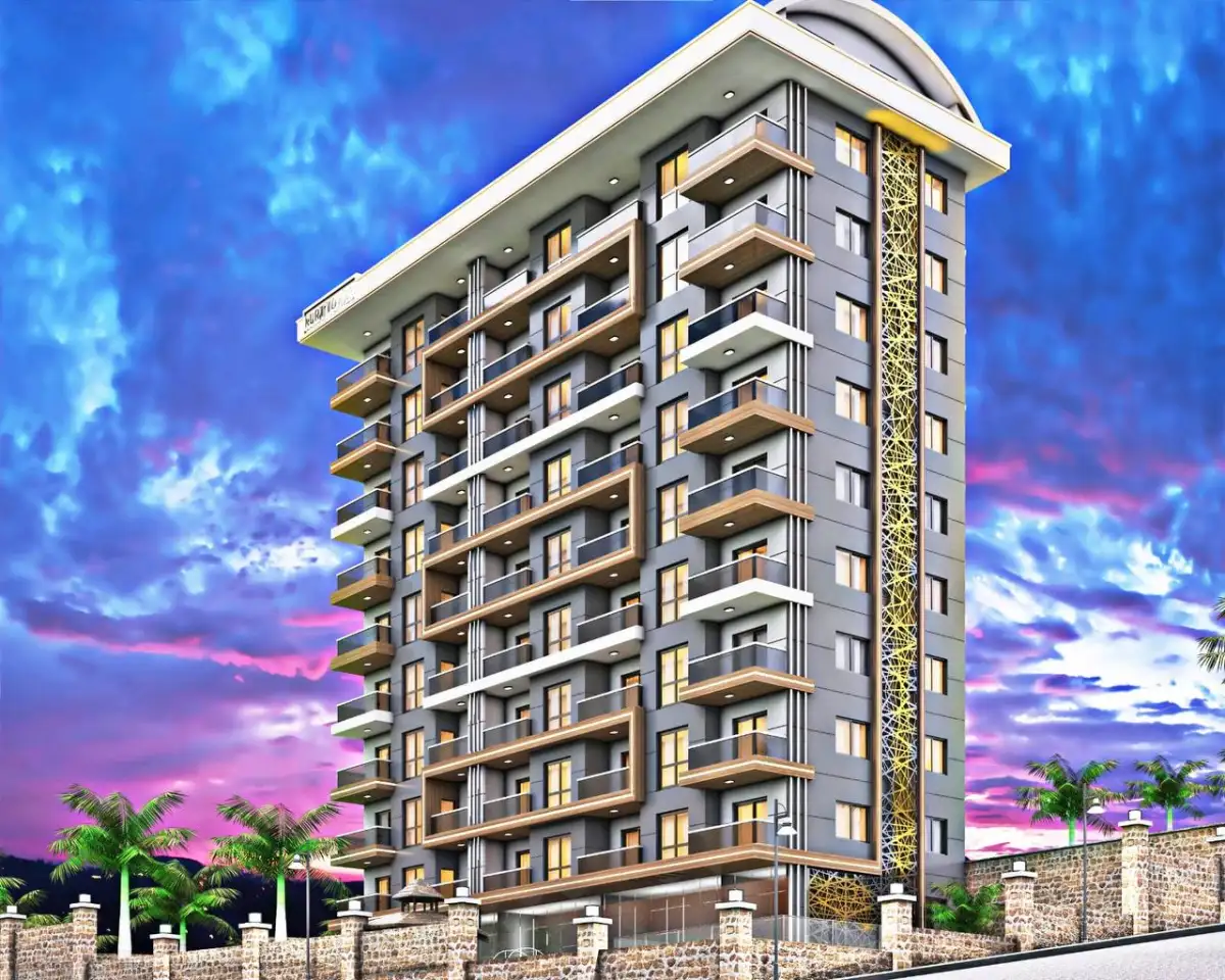 Новая квартира у моря планировкой 11 в районе Тосмур, фотография 2