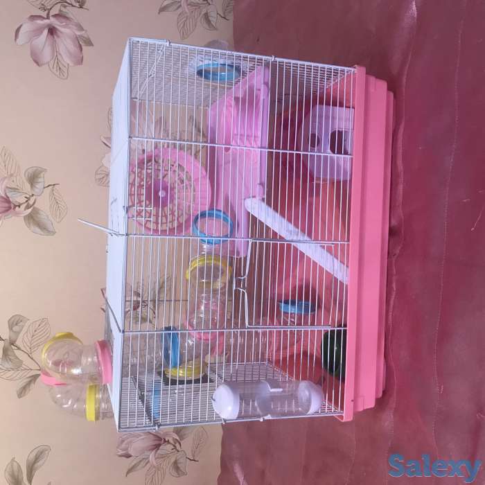 Продам клетка для хомяков 2 -этажный +подарок, фотография 1