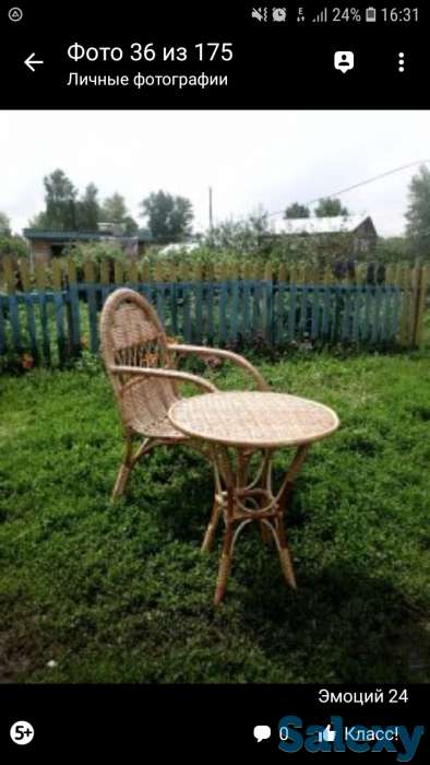 Плетеная мебель из лозы, фотография 6