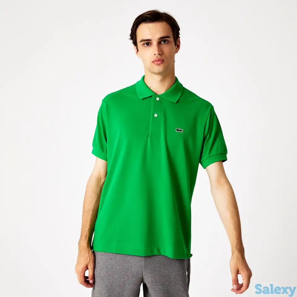 Мужское поло lacoste l1212 classic fit, фотография 1