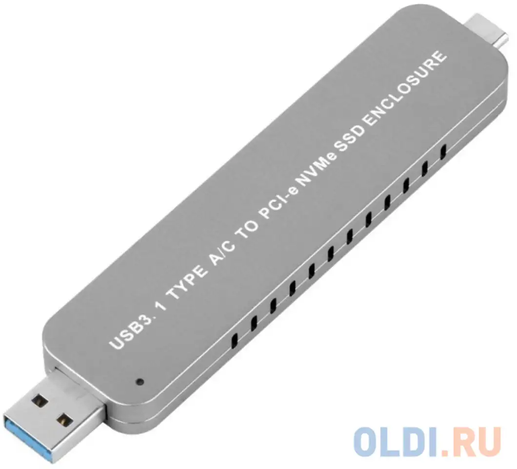 Контейнер orient 3552u3, usb 3.1 gen2 для ssd m.2 nvme 2242/2260/2280, фотография 1