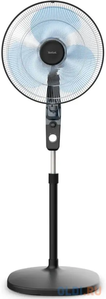 Вентилятор напольный tefal essential vf4420f2 60вт скоростей:3 черный, фотография 1