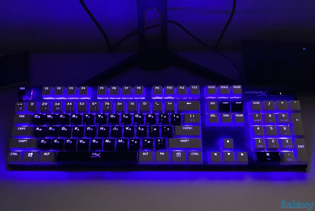 Клавиатура Hyperx Alloy Origins + White Keycaps, фотография 5