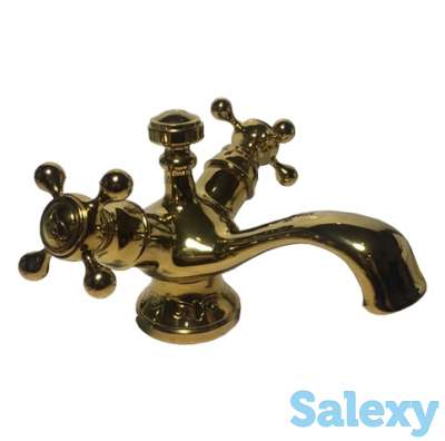 Магазин Профессионального Сантехника  	Хаммам cмеситель античный на раковину LA10122ATG, фотография 1
