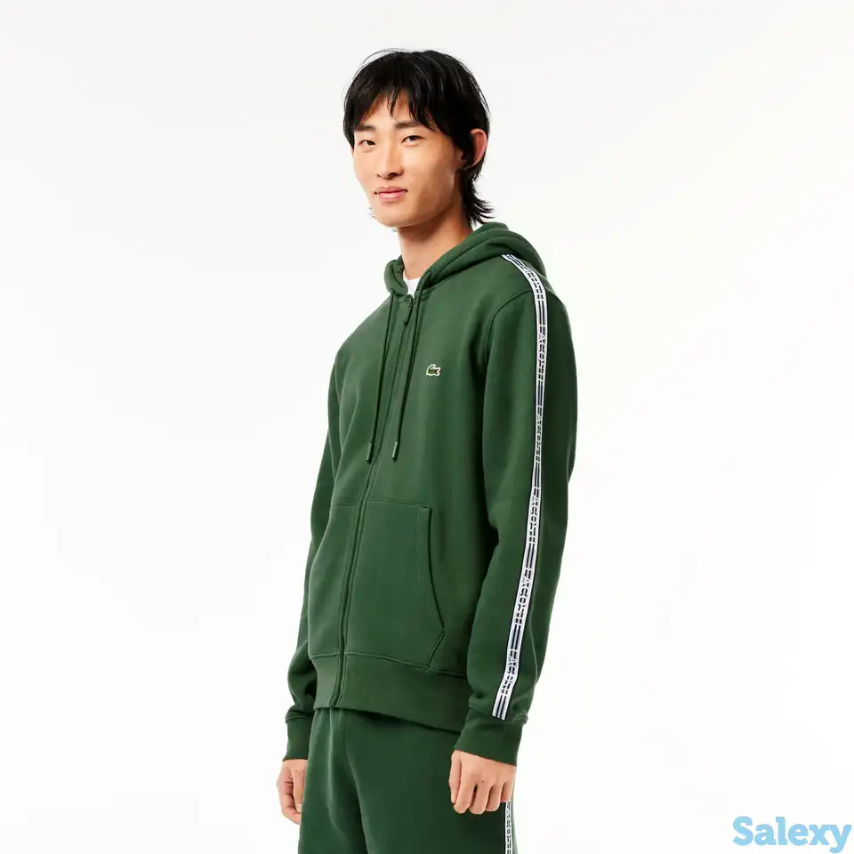 Мужская толстовка lacoste classic fit с флисом, фотография 1