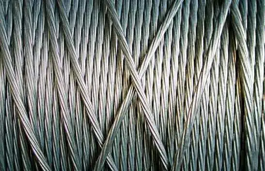 Канат двойной свивки, D 36-65 мм, Стандарт: 16827-81, Покрытие: оцинкованный; светлый, фотография 1
