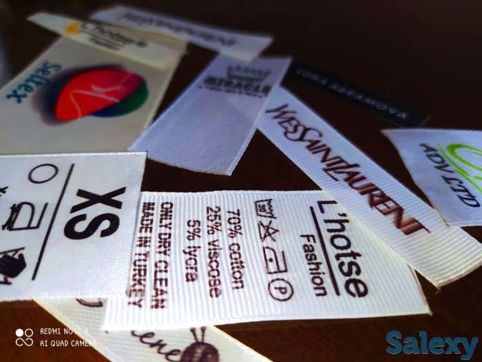 .Лейблы, этикетки, размерники изготовление  Алматы, фотография 8