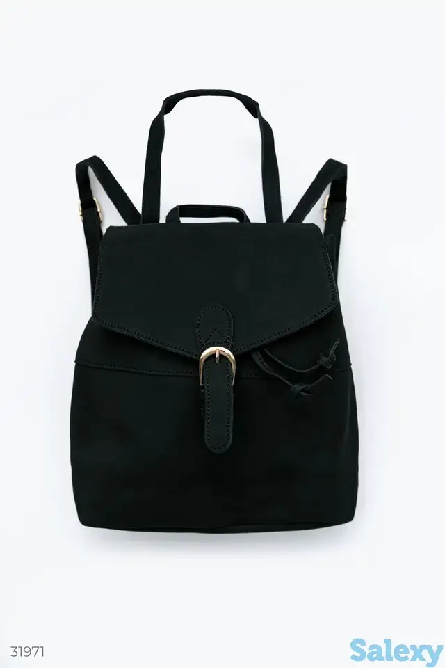 Черная сумка-рюкзак, фотография 1