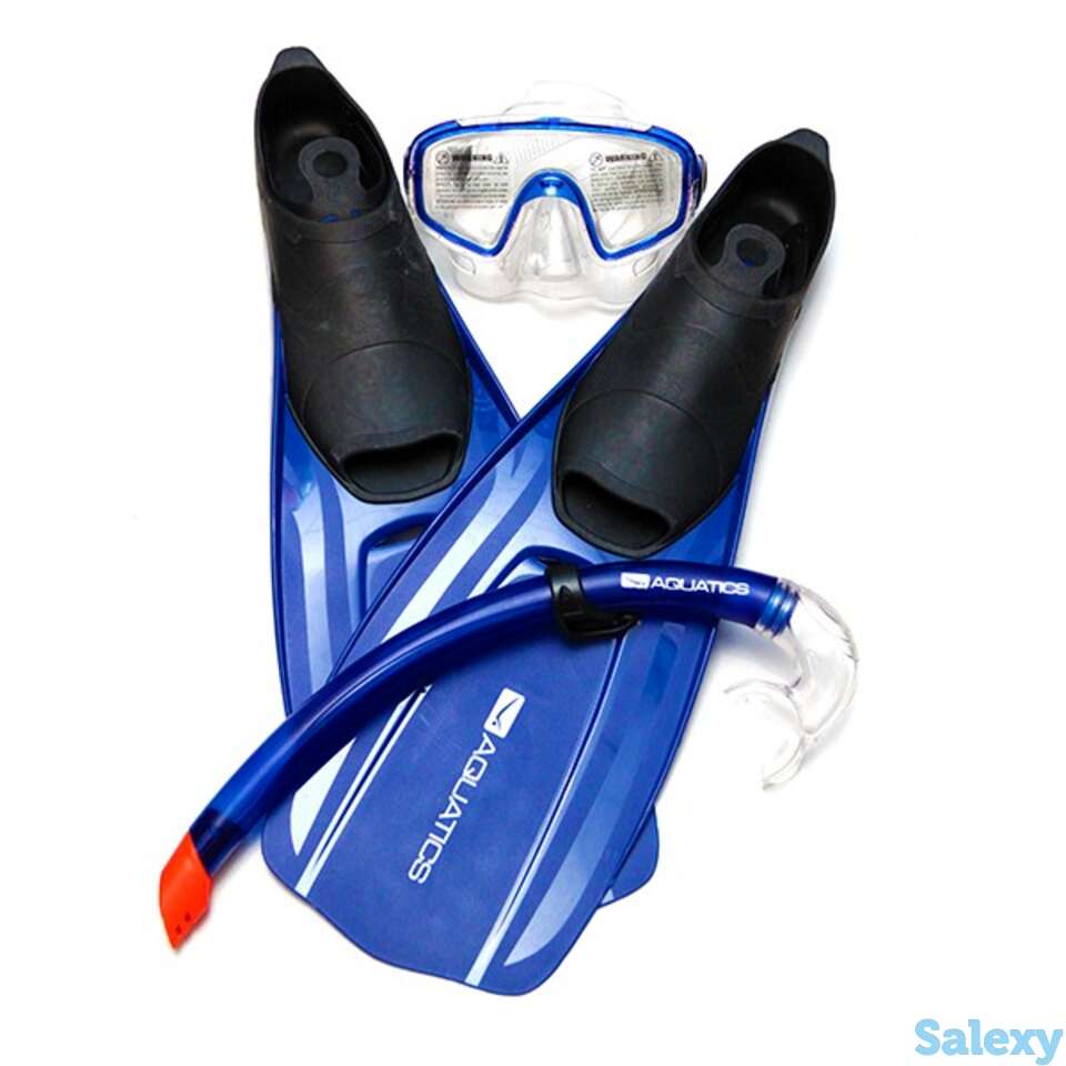 Комплект pacifica маска+трубка+ласты, фотография 1