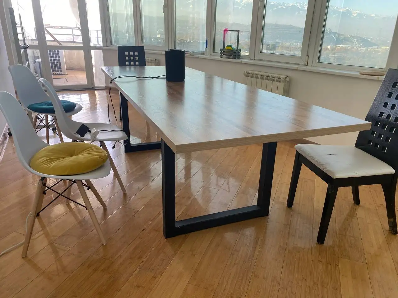 Обеденный стол Anelly ANx90x75 коричневый, фотография 1