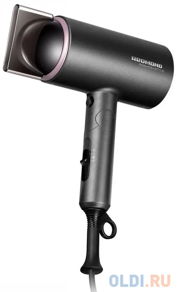 Фен redmond rf-534 1600вт черный, фотография 1