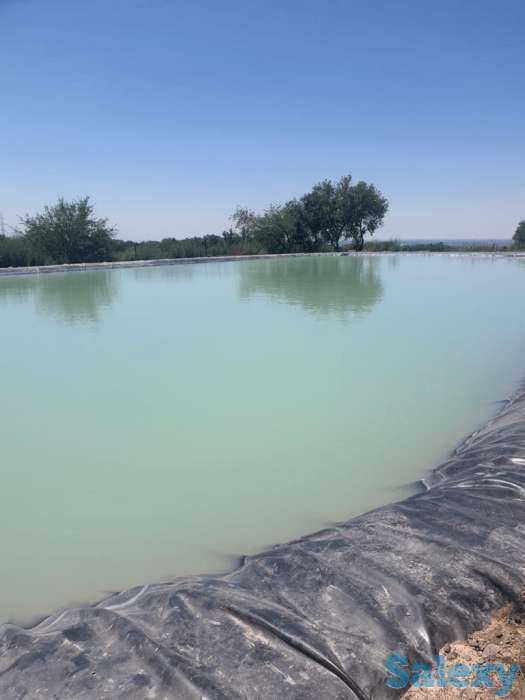 Монтаж геомембраны, фотография 2