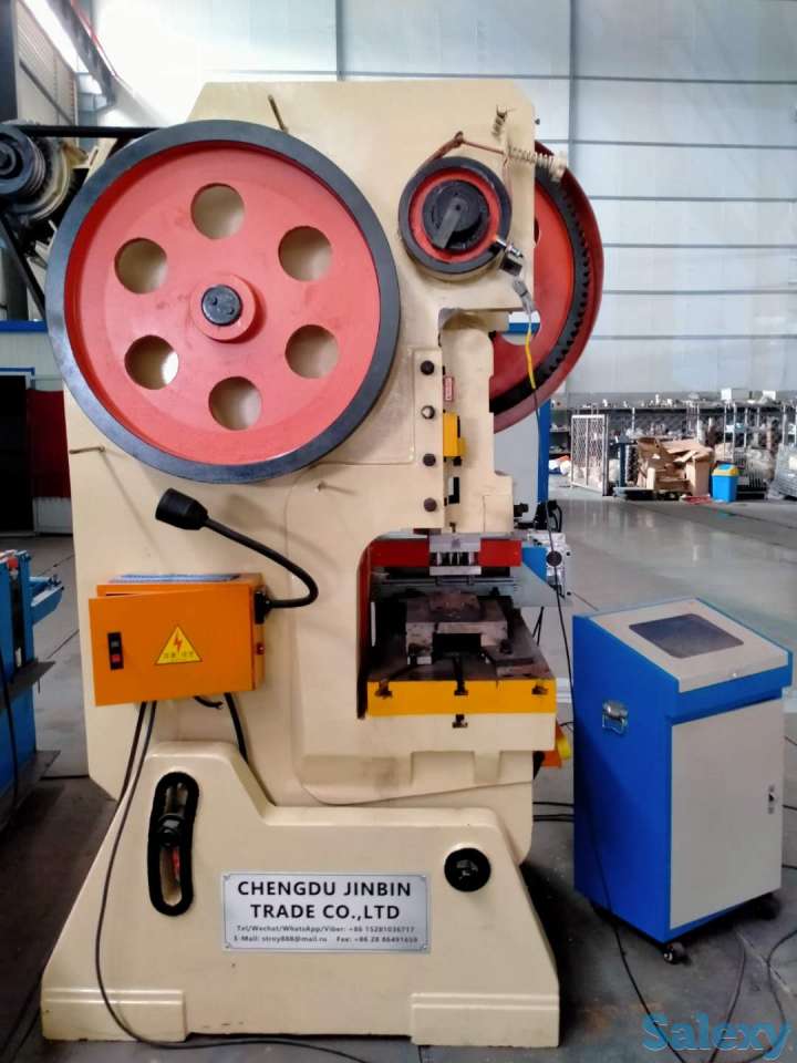 4.Кривошипный пресс 63 тонн   Усилие	630KN Номинальный ход	6mm Ход ползуна	110mm Ход ползуна в минуту	50times/min Закрыт, фотография 1