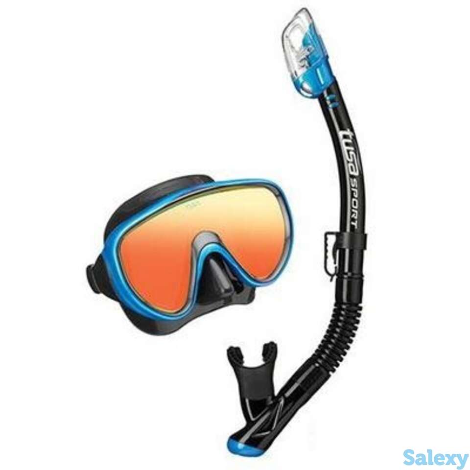 Набор tusa serene (черный силикон) бирюзовый, фотография 1