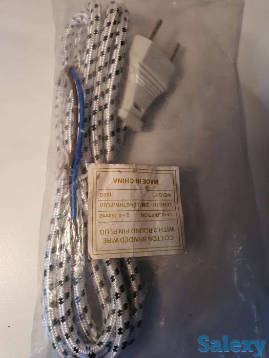 Шнур от утюга, качественный, 2 метра, фотография 1