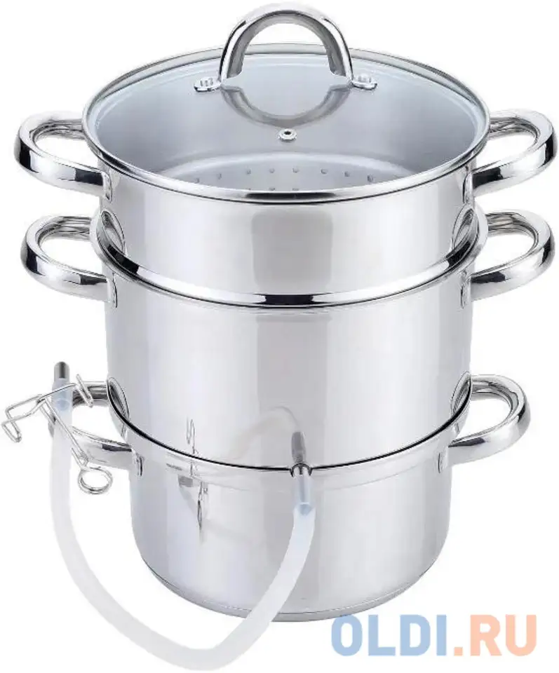 Соковарка mallony mal-juicer-1 22 см 6 л сталь, фотография 1