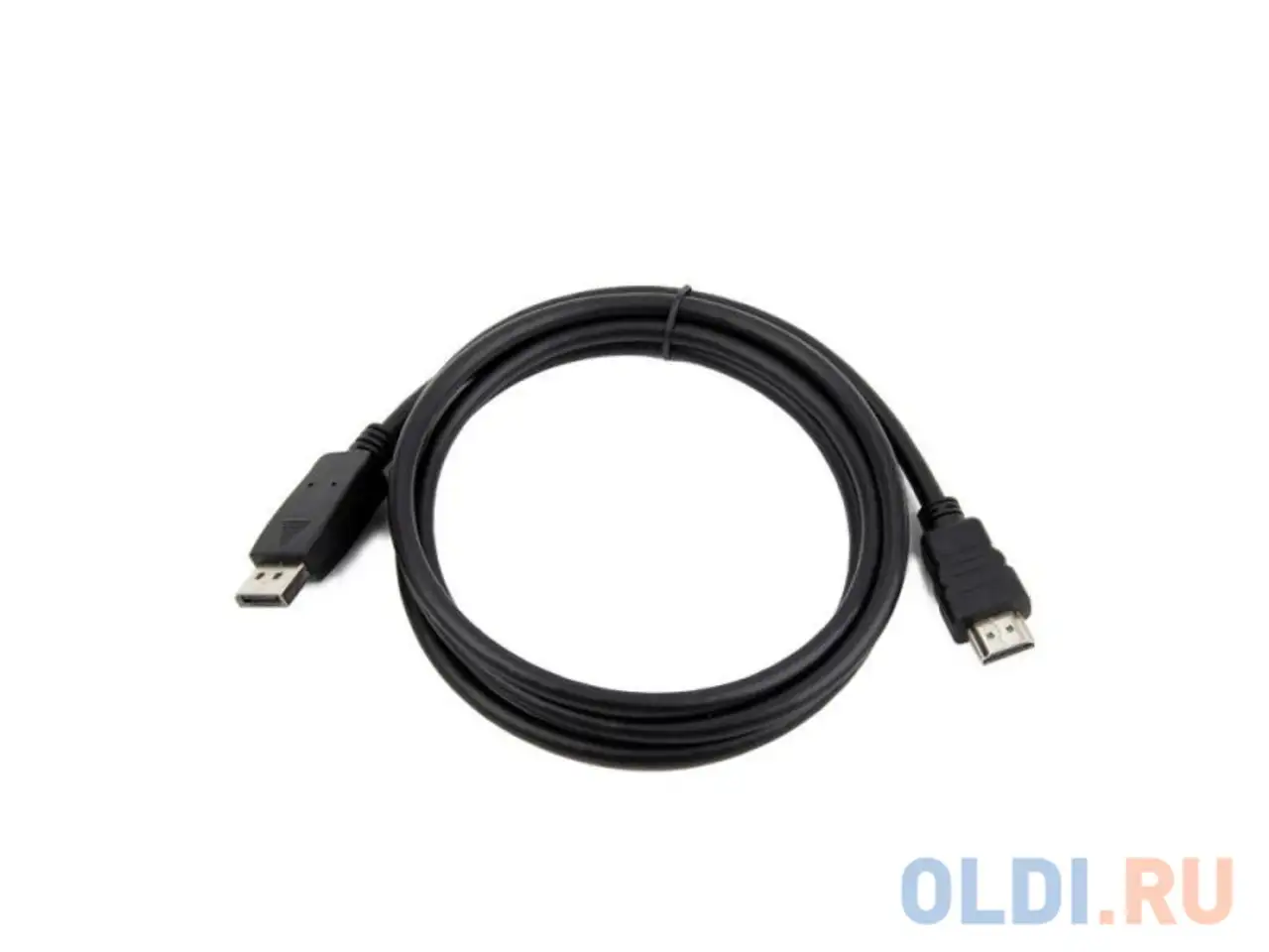 Кабель displayport->hdmi cablexpert cc-dp-hdmi-3m, 3м, 20m/19m, черный, экран, пакет, фотография 1
