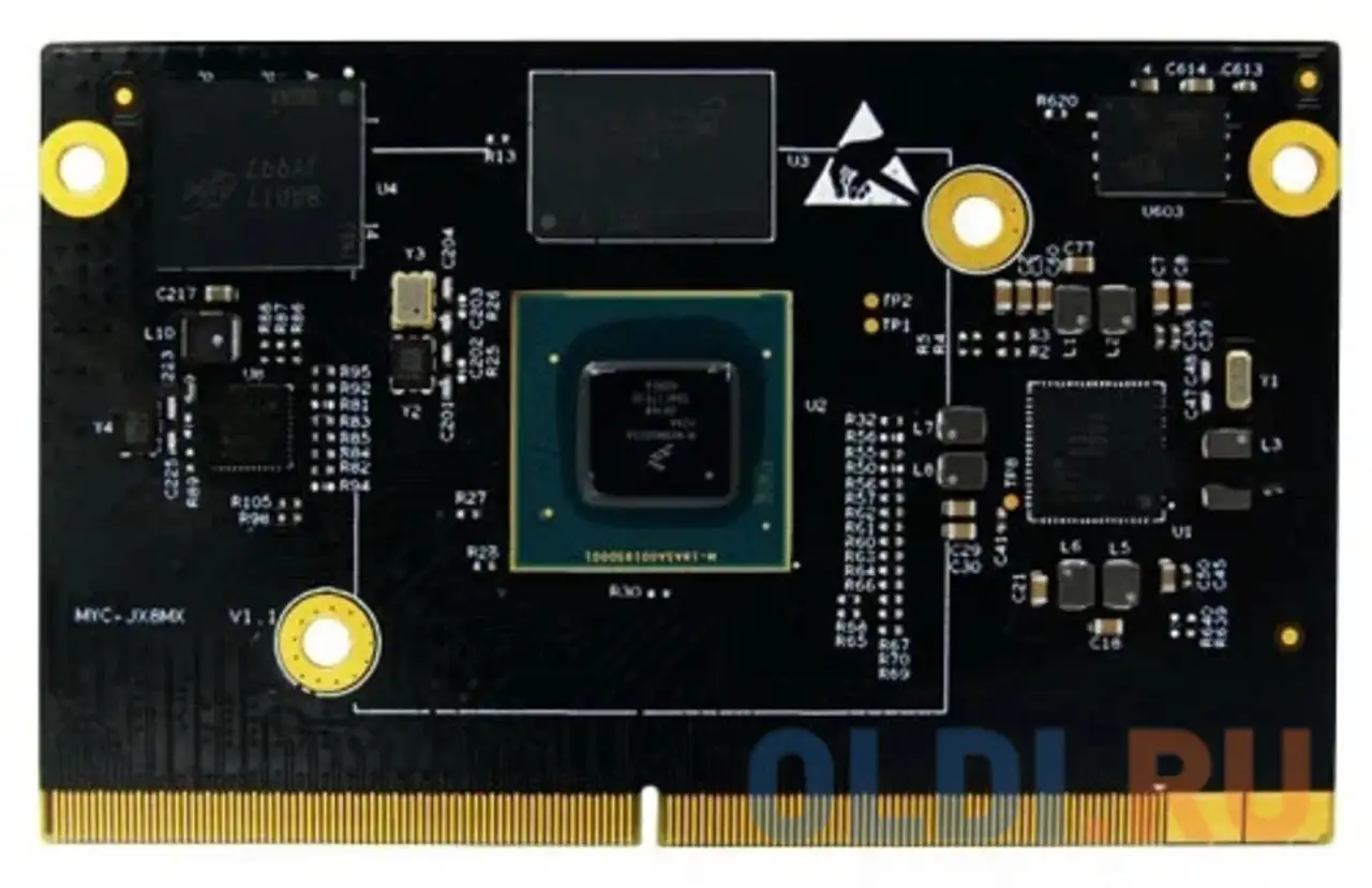 Myc-jx8mq6-8e2d-130-e myc-jx8mx cm (industrial) i.mx8m, mimx8mq6cvahzab, 2gb lpddr4, 8gb emmc, фотография 1