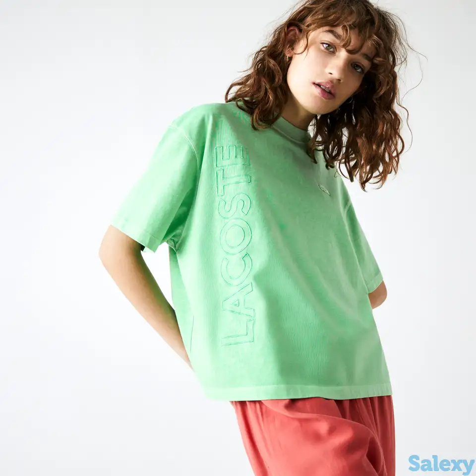 Женская футболка lacoste live из хлопка, фотография 1