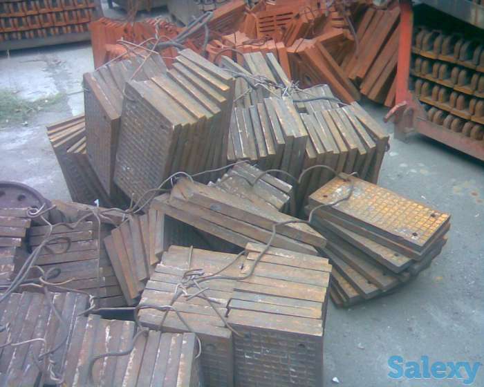 Бронеплиты конусно-волнистые, гребенчатые, рифленые для мельниц 2х10,5, 2,6х13, 3,2х15, 4,0х13,5, фотография 6