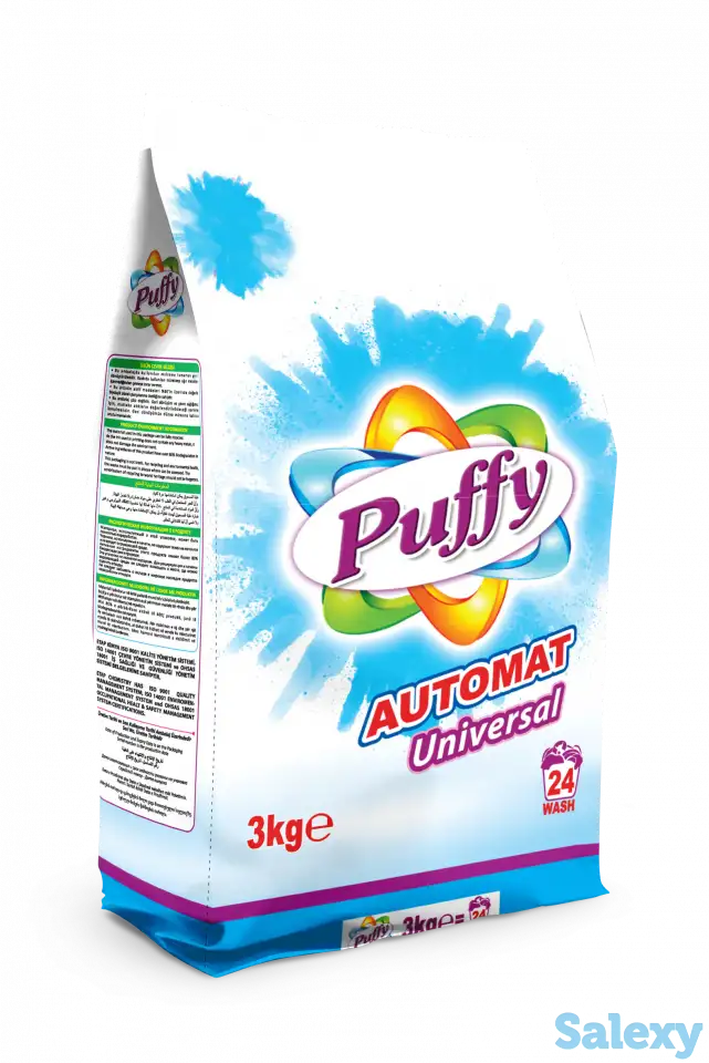 Стиральный порошок Puffy UNIVERSAL (Турция) в ассортименте (1,5кг; 3 кг; 4,5 кг; 6 кг; 9 кг; 20 кг), фотография 2