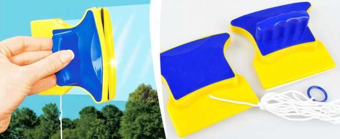 Магнитная щетка для мытья окон , фотография 1