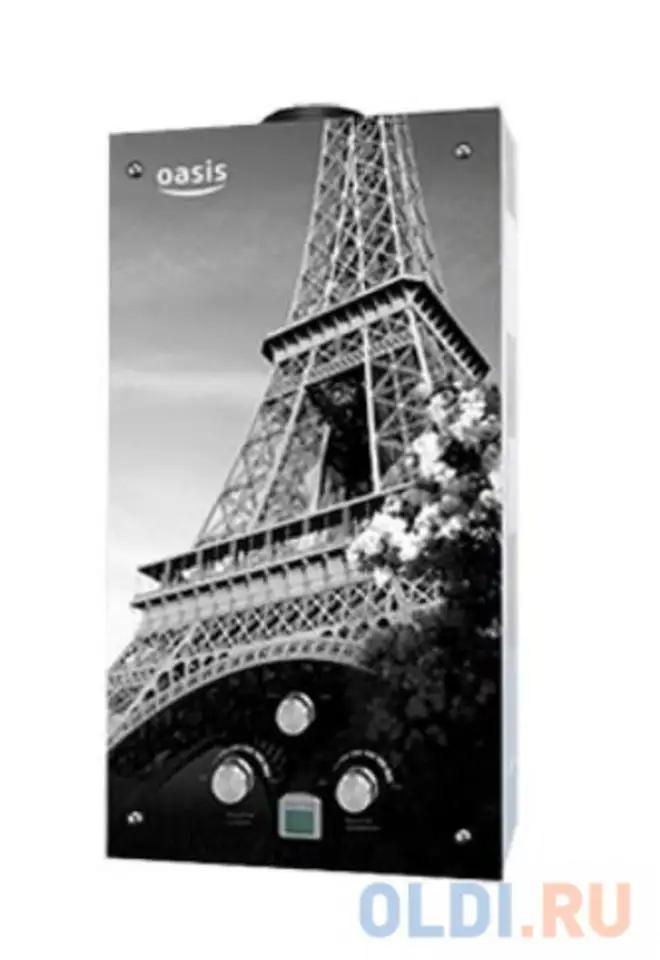 Водонагреватель gas 10l/min glass 20 eg oasis, фотография 1