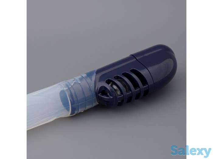 Трубка подводная sargan калан (т.синий силикон) т.синяя, фотография 2