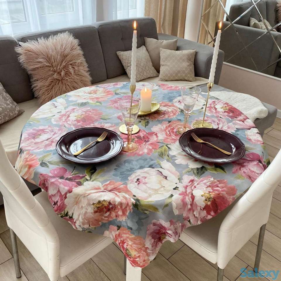 Итальянская скатерть, тефлоновое покрытие, Бернадетт Топ качество, фотография 3