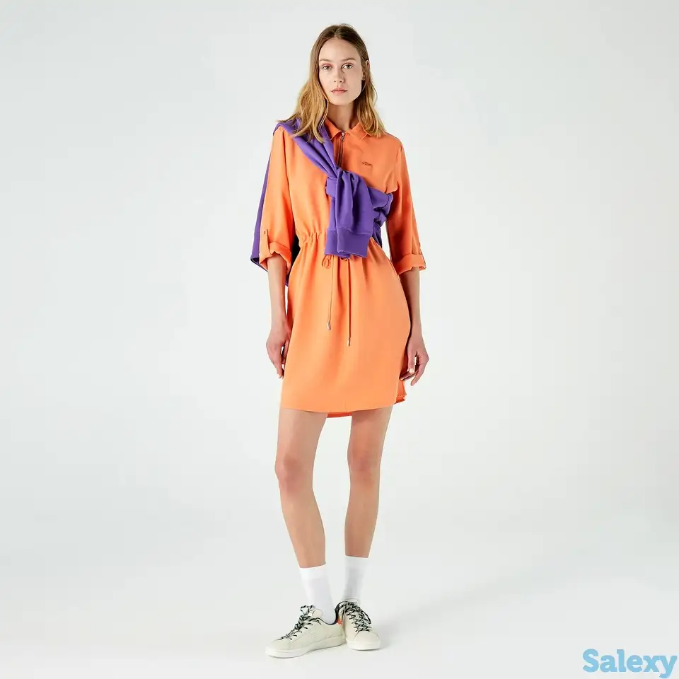 Женское платье lacoste loose fit на молнии, фотография 1