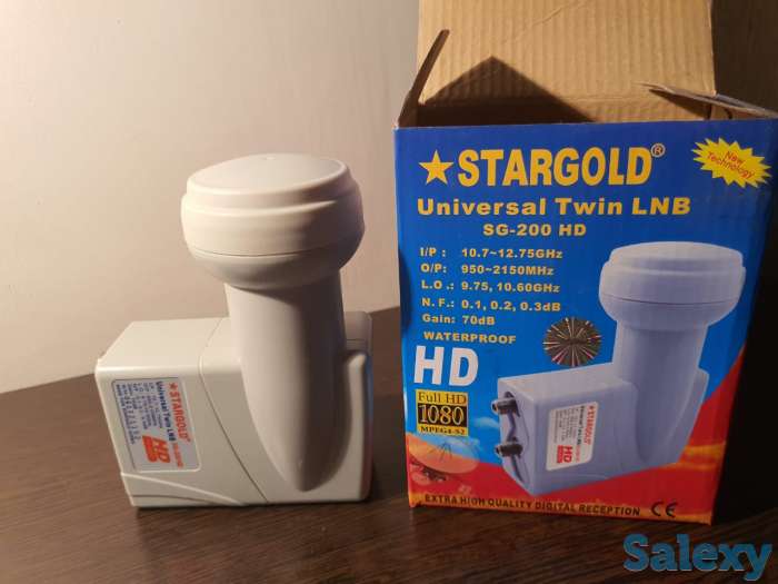 Головка спутниковая LNB Stargold (SG-200) Universal Twin, фотография 1
