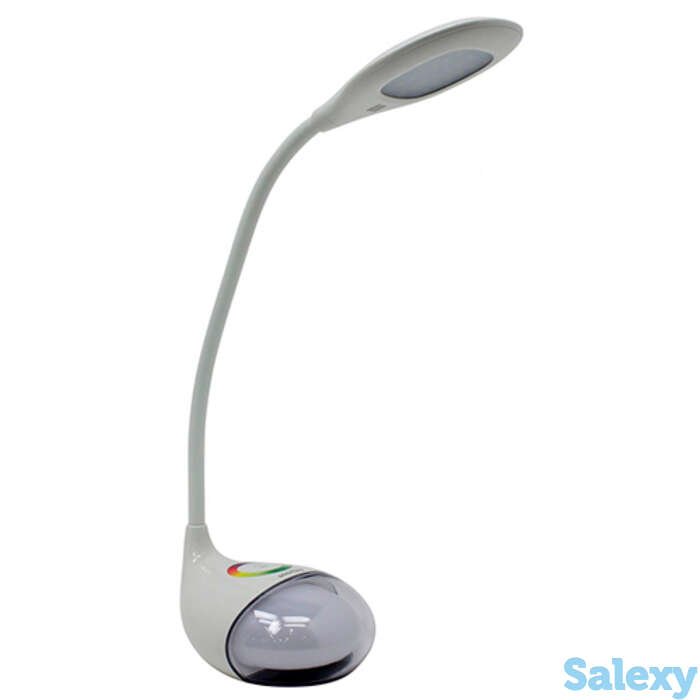 Светодиодный настольный светильник 7w smartbuy sbl-dl-7-nw3-srgb-white, фотография 1