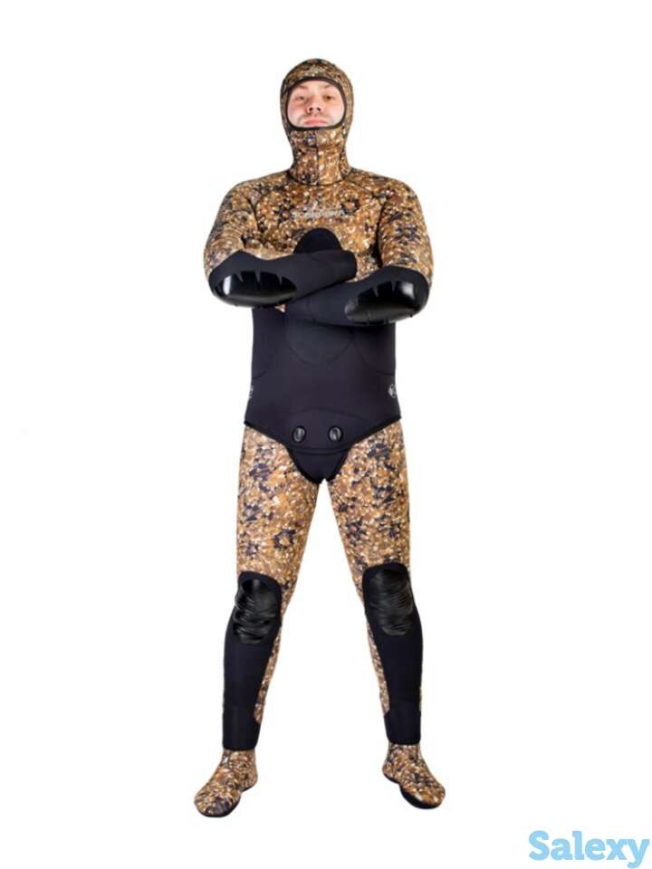 Гидрокостюм scorpena c3 - 3 мм brown camo, фотография 1