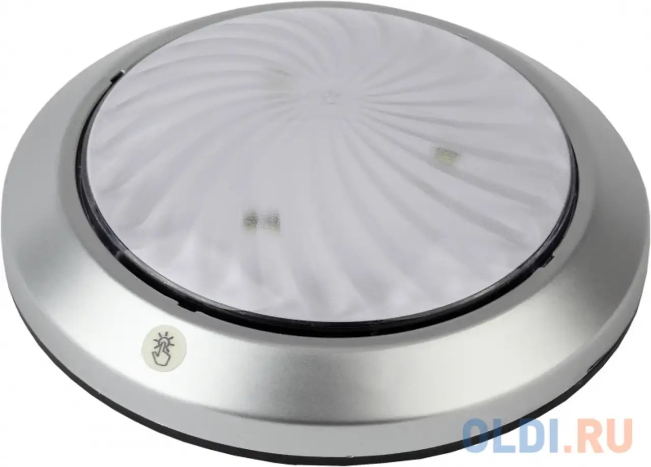 Эра б0029191 фонарь-подсветка sb-605 луна-5 {сенсорное включение, самоклеющаяся поверхность, 4хаа в, фотография 1