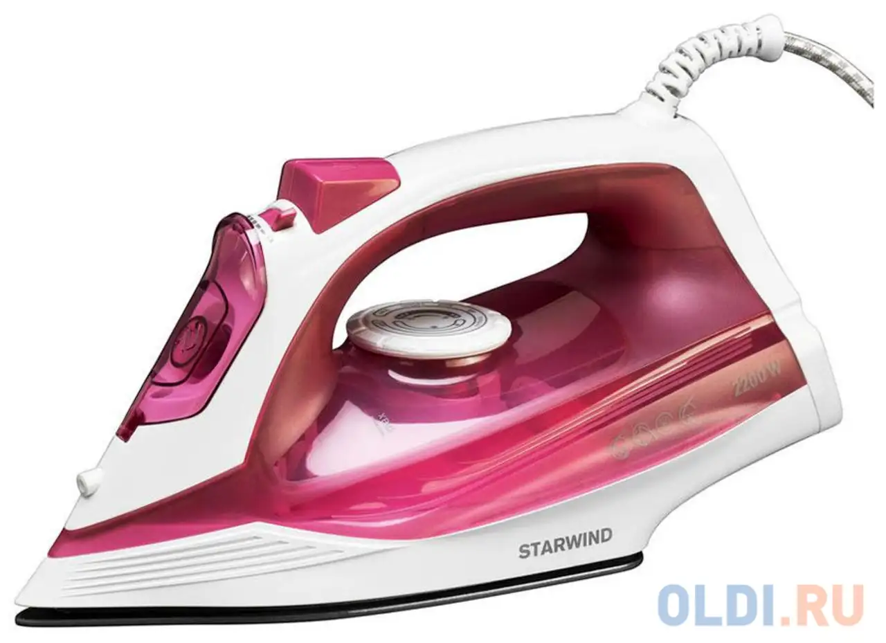Утюг starwind sir2285 2200вт белый розовый, фотография 1
