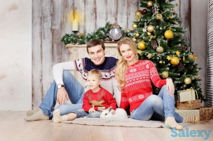 Семейные новогодние фотосессии, фотография 1