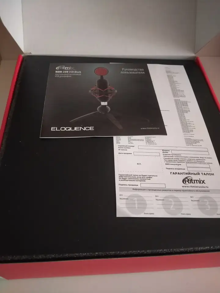 Микрофон настольный, фотография 4