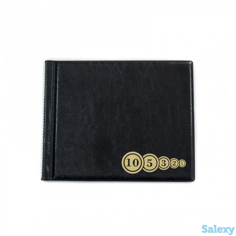 Альбом для монет 230х270 мм., на кольцах,10 листов, комбинированный, 282 монеты, фотография 1