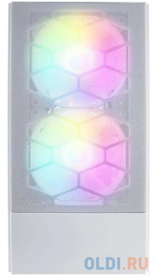 Корпус microatx 1stplayer firebase x4-m без бп белый, фотография 1