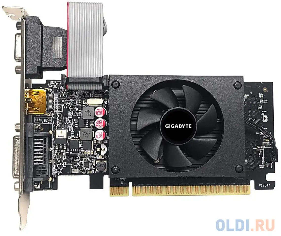 Видеокарта gigabyte geforce gt 710 gv-n710d5-2gil 2048mb, фотография 1