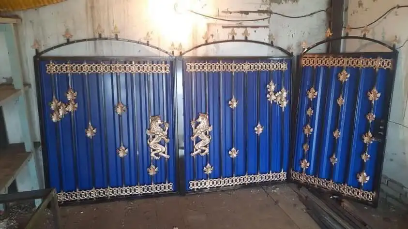 Ворота, заборы, ограждения металлические из профлиста, фотография 3