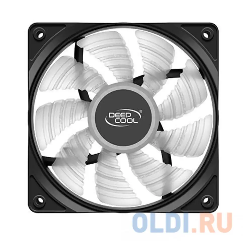 Вентилятор deepcool rf120r (120мм, 21.9db, 1300rpm, 3 pin, красная подсветка) rtl, фотография 1