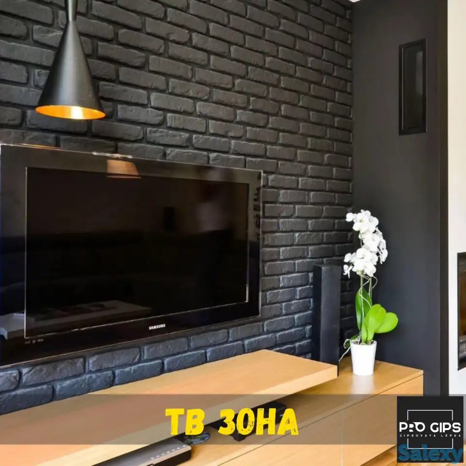 Декоративные гипсовые кирпичи с установкой, фотография 6