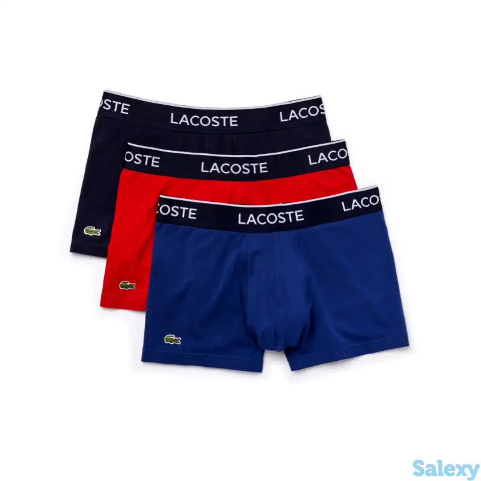 Мужское нижнее бельё lacoste (3 шт.), фотография 1